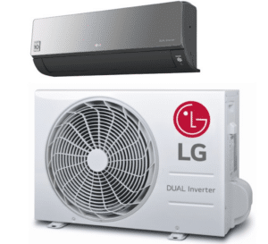 LG ARTCOOL Black Mirror Serie – Wandmodel Airconditioner met Ingebouwde Wi-Fi